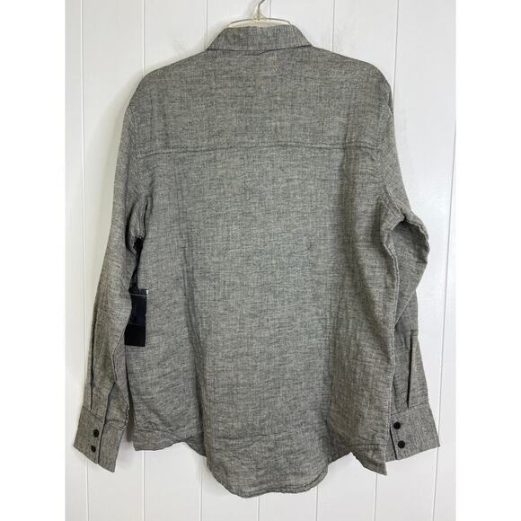 Man x One Teaspoon NWT Classic Ace Shirt Button Down Long Sleeve SZ Med - Picture 8 of 9